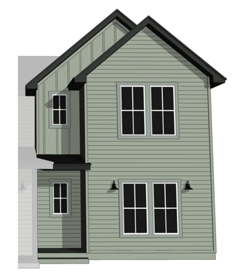Floor plan for 3 beds, 2.5 baths, 1449 sqft